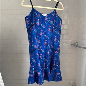 Thakoon Blue Floral Mini Dress